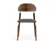 Load image into Gallery viewer, Mid Century Dining Chairs (Set of 2) - Gray / Brown

