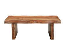 Load image into Gallery viewer, Set of Three Brown Solid Wood Sled Furniture Set
