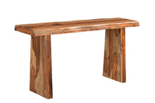Load image into Gallery viewer, Set of Three Brown Solid Wood Sled Furniture Set
