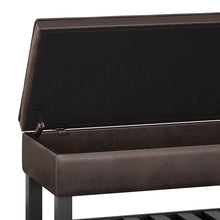 Load image into Gallery viewer, Cosmopolitan - Storage Ottoman Bench With Open Bottom
