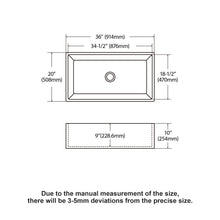 Load image into Gallery viewer, Farmhouse Sink, Apron-Front Porcelain Ceramic Single Bowl
