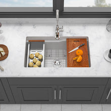 Load image into Gallery viewer, Undermount Workstation Single Bowl Porcelain Ceramic Kitchen Sink
