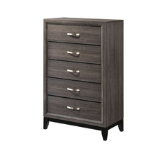 Load image into Gallery viewer, Contemporary 5 Drawer Tall Chest
