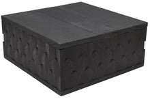 Load image into Gallery viewer, Solid Wood Square Distressed Coffee Table - Dark Gray
