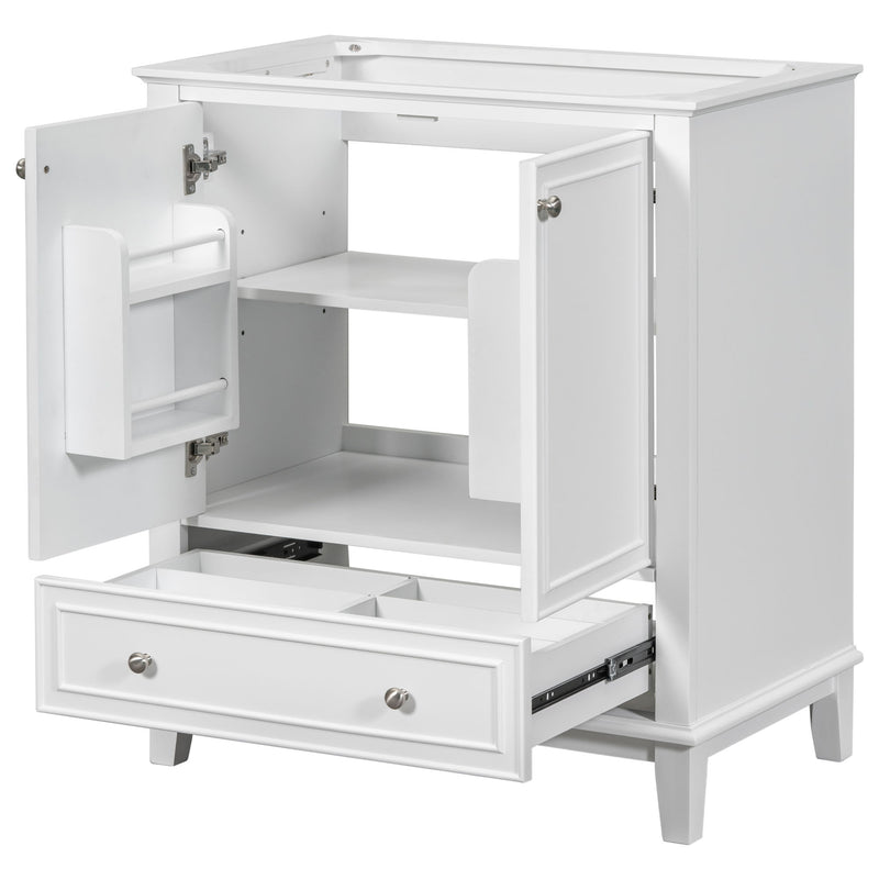 Modern Bathroom Vanity Base Only With Doors And Drawer