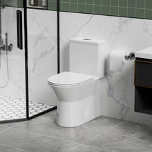 Load image into Gallery viewer, 1 Piece Toilet With Dual Flush &amp; Rimless Bowl - Glossy White
