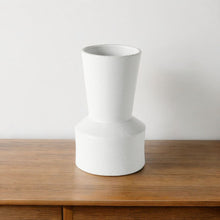 Load image into Gallery viewer, Abstract Cylinder Table Vase (397592) - White

