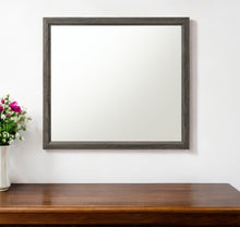 Load image into Gallery viewer, 35" Wood Framed Accent Mirror - Gray
