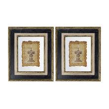 Load image into Gallery viewer, Lucian - Framed Antiqued Sculpture Print
