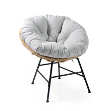 Load image into Gallery viewer, Palos - Outdoor Wicker Lounge Chair (Set of 2) - Brown / Light Gray
