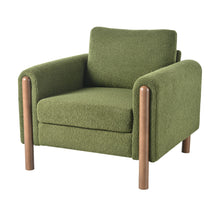 Load image into Gallery viewer, Oversized Accent Chair With Curved Armrests
