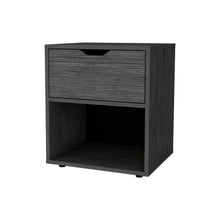 Load image into Gallery viewer, 20" Wood One Drawer Nightstand - Gray
