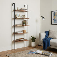 Load image into Gallery viewer, Five Tier Ladder Bookcase - Brown
