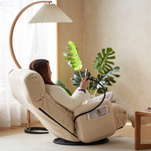 Load image into Gallery viewer, Adjustable Swivel Lounge Chair With 360 Degree Rotating Seat And Headrest Support
