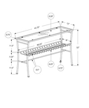 Load image into Gallery viewer, Accent Console Table For Entryway, Contemporary &amp; Modern - Silver
