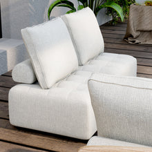 Load image into Gallery viewer, Outdoor Modular Sofa, with Aluminum Structure, Support Cushion and Back Cushion Cover-Removable, Fade-resistant, Waterproof Sofa Cover Included,Beige (The rate : Based on a single piece )
