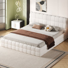 Load image into Gallery viewer, Upholstered Platform Bed With Headboard
