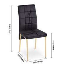 Load image into Gallery viewer, High Back Nordic Dining Chair Modern Chair With Color Legs
