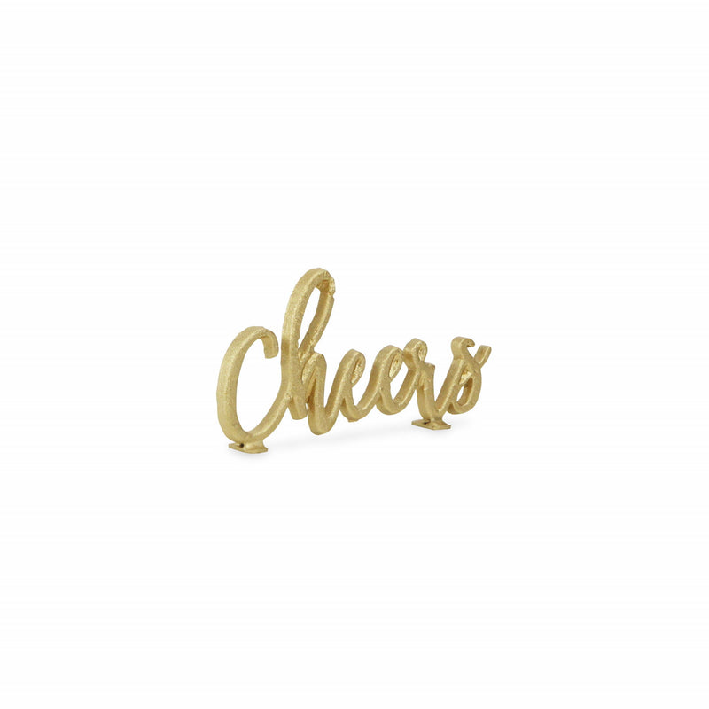 Hand Painted Tabletop Sculpture (483255) - Gold