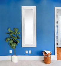 Load image into Gallery viewer, 48" Glass Framed Full Length Hanging Mirror - Clear
