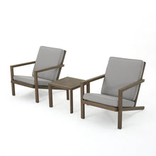 Load image into Gallery viewer, Celestaria - 3 Piece Outdoor Chat Set With Adirondack Chairs, Cushions And Side Table
