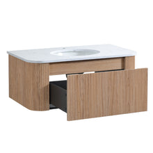 Load image into Gallery viewer, Wall Mounted Bathroom Vanity With Sink
