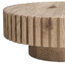Load image into Gallery viewer, Round Pedestal Coffee Table - Natural
