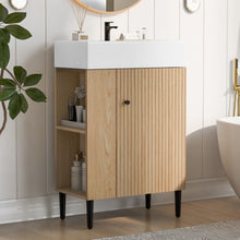 Load image into Gallery viewer, Bathroom Vanity, Combo Cabinet, Bathroom Storage Cabinet, Single Ceramic Sink
