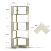 Load image into Gallery viewer, L-Shaped Corner Bookshelf
