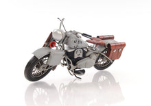Load image into Gallery viewer, Hand Painted Decorative Motorcycle - Gray
