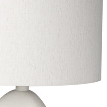 Load image into Gallery viewer, 31" White Novelty Table Lamp With Drum Shade

