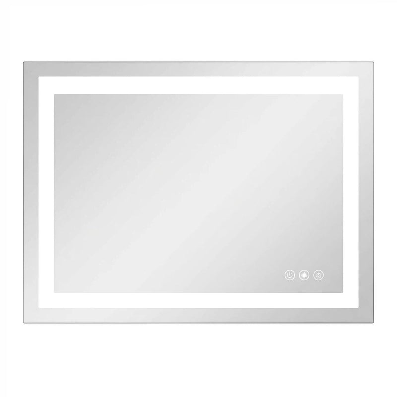 35" Frameless Accent Mirror - White