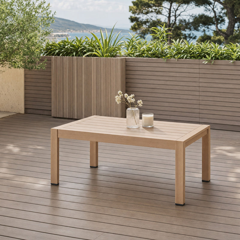 Outdoor Coffee Table - Beige Brown