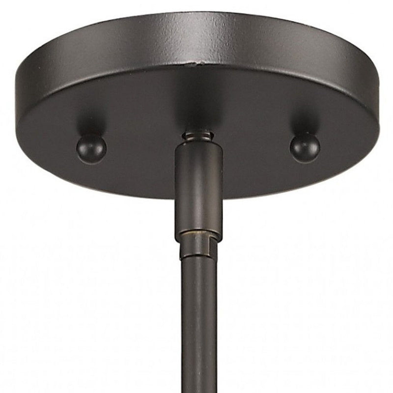 Minimalist Cylindrical Hanging Light - Brushed Bronze