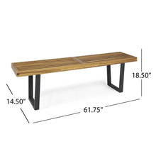 Load image into Gallery viewer, Intrinsic - Outdoor Dining Bench With Slat Top
