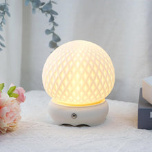 Load image into Gallery viewer, 6" White Globe Desk Lamp With Globe Shade
