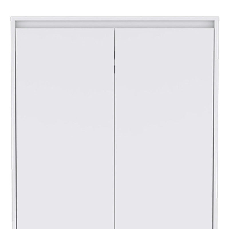 Two Drawer, Combo Dresser - White