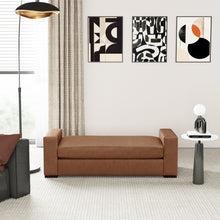 Load image into Gallery viewer, Ottoman With Unique Armrest Design For Living Spaces
