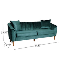 Load image into Gallery viewer, Contemporary 3 Seater Sofa With Accents
