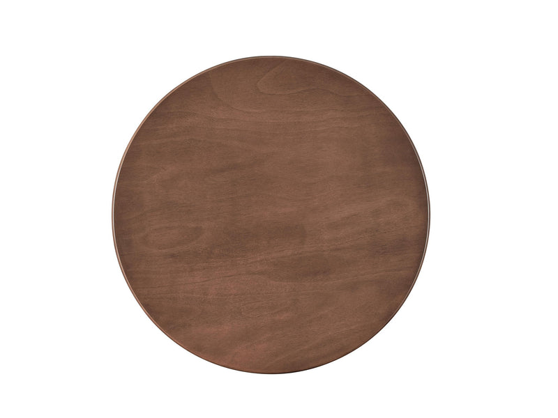 Wood Round Top Dining Table - Brown