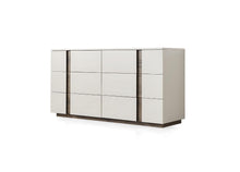 Load image into Gallery viewer, 60" Wood 6 Drawer Double Dresser - Gray
