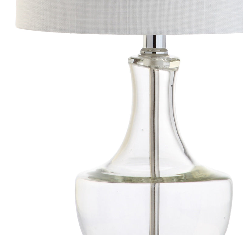 Novelty Desk Lamp With Drum Shade - Clear