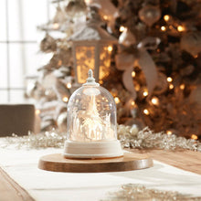 Load image into Gallery viewer, Plastic Christmas Santa Tabletop Sculpture With LED - White
