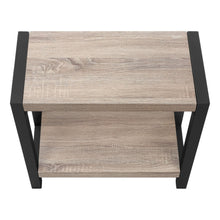 Load image into Gallery viewer, End Table With Shelf - Black And Deep Taupe
