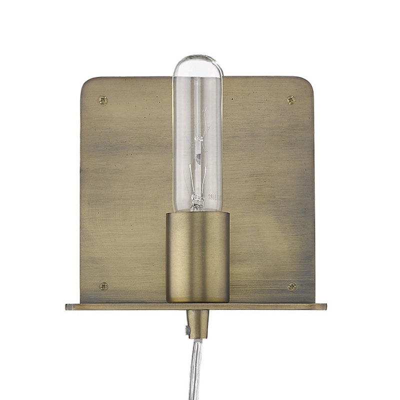 Petite Dull Shelf Wall Light - Gold