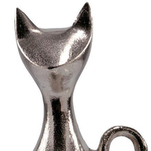 Load image into Gallery viewer, Cat Tabletop Sculpture - Silver

