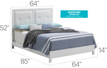 Load image into Gallery viewer, Padded Headboard Bed
