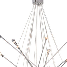 Load image into Gallery viewer, Multi Light Metal Dimmable Chandelier - Silver
