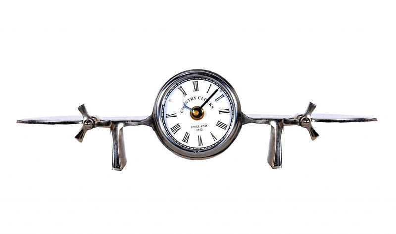 Novelty Analog Wall Clock - Nickel