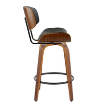 Load image into Gallery viewer, Lombardi - Mid-Century Modern Fixed Height Counter Stool With Swivel With Round Footrest (Set of 2)
